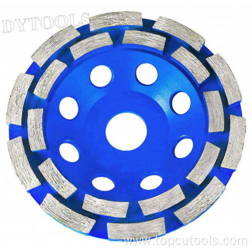 Concrete Diamond Double row Grinding Cup Wheel